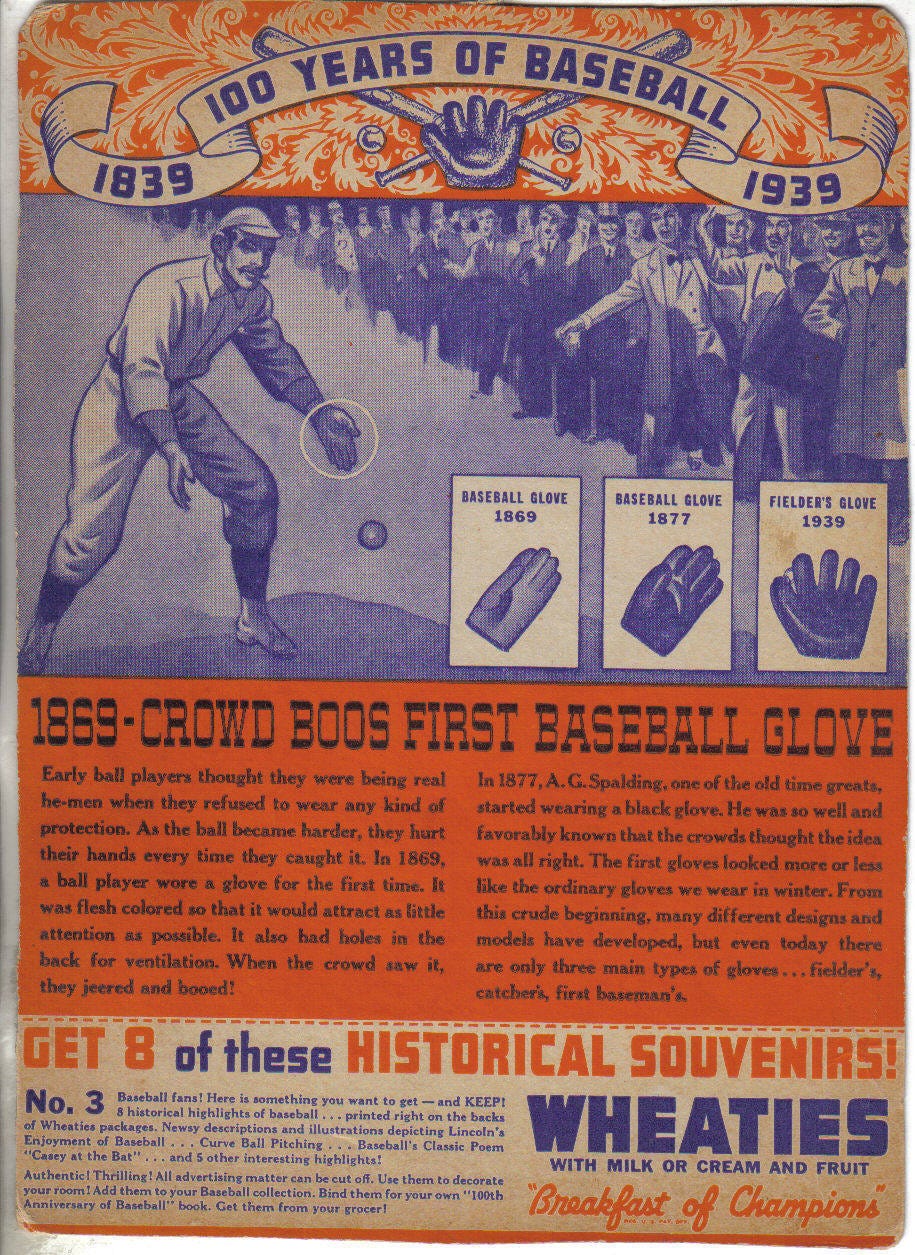 A Baseball Glove Story Written on Boxes for Spalding Gloves: Legendary Craftsmanship Uncovered