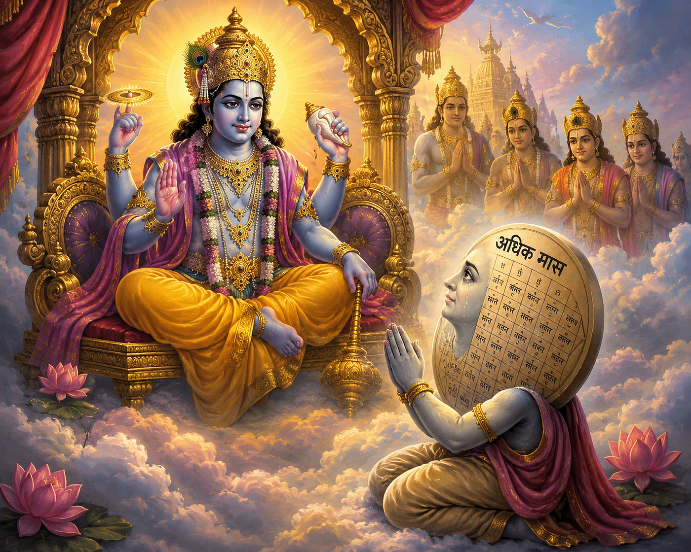 Adhik Maas ki bhagwan Vishnu Ji se Prathna