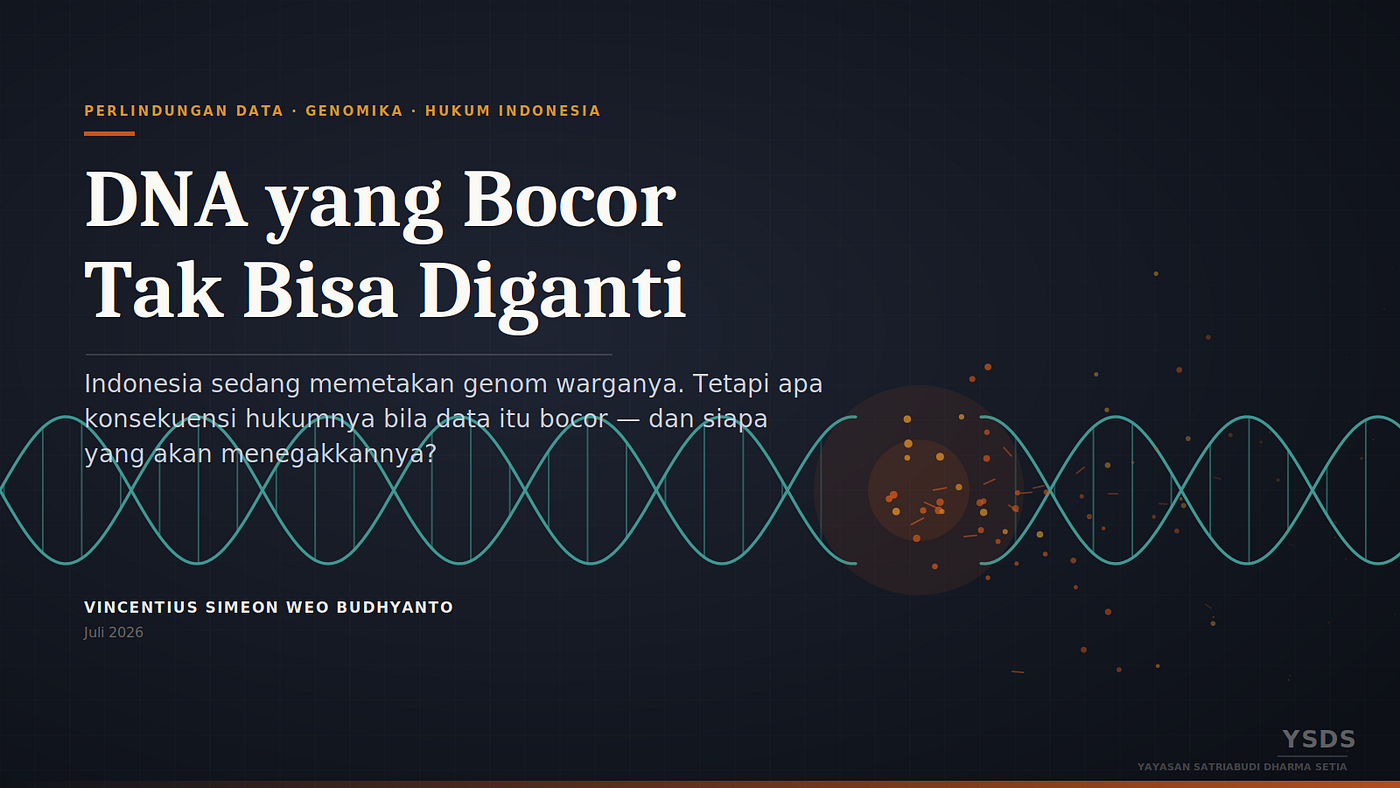 DNA yang Bocor Tak Bisa Diganti