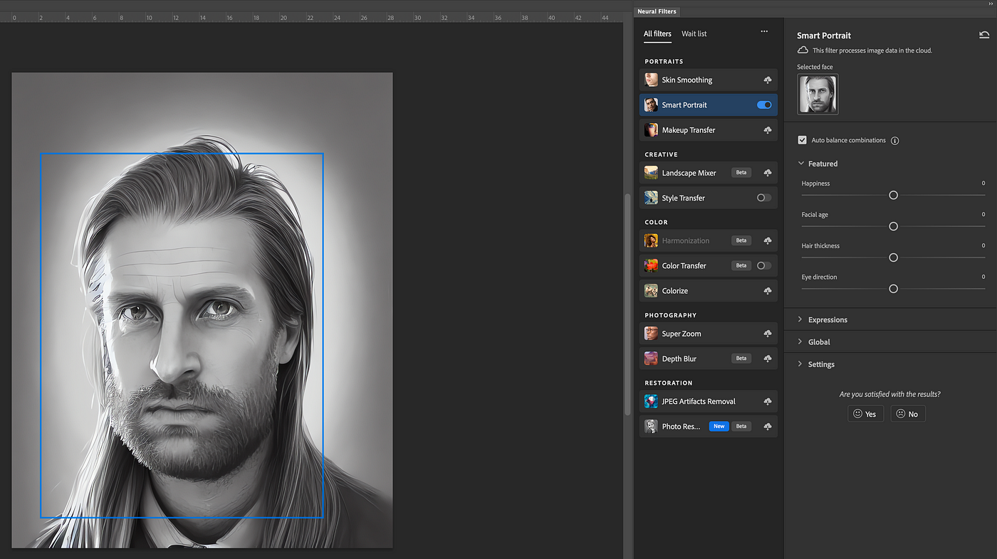 Fixing your AI–generated faces with Photoshop Neural Filters | by Olin  Berger | Bootcamp