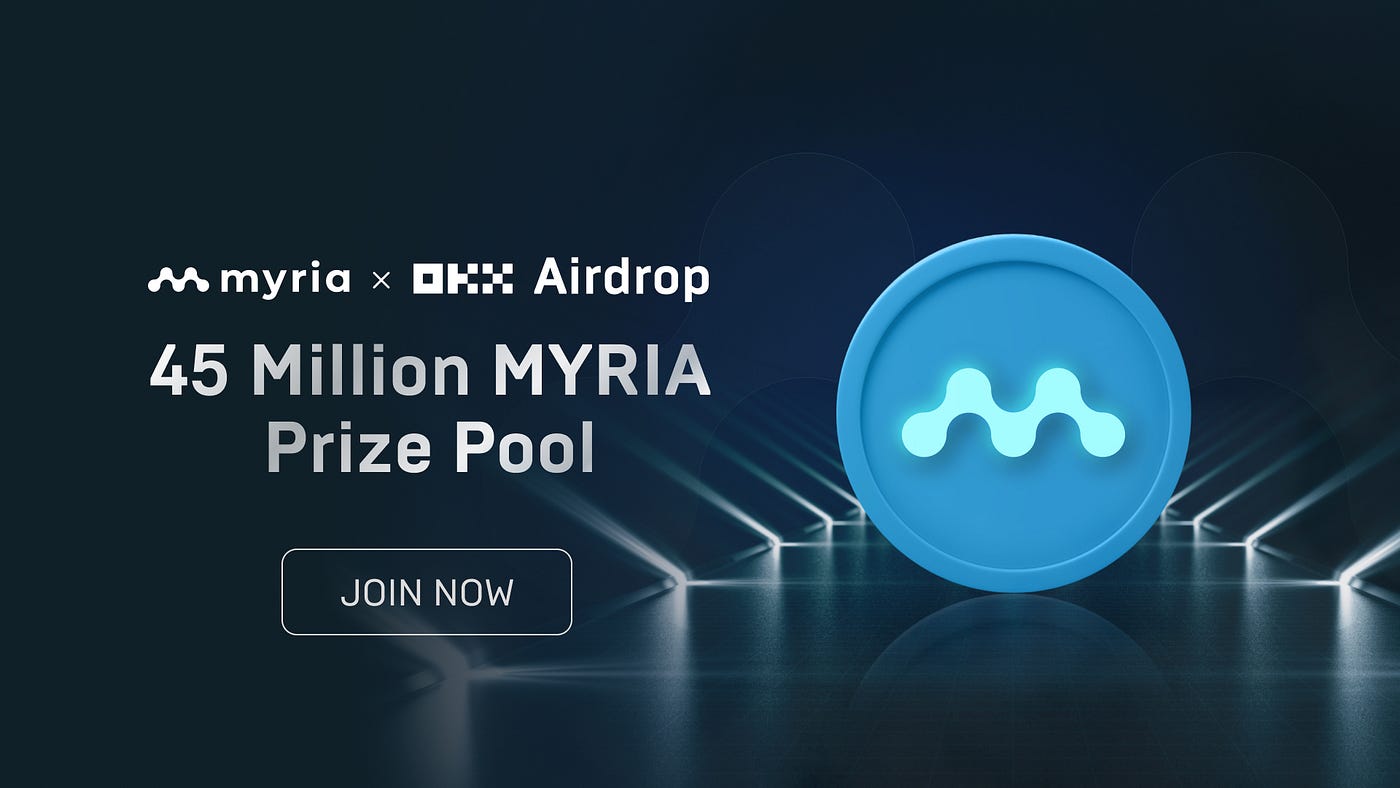 MYRIA Airdrop. How to participate in the 45 Million… | by Myria | Myria  Official | Medium