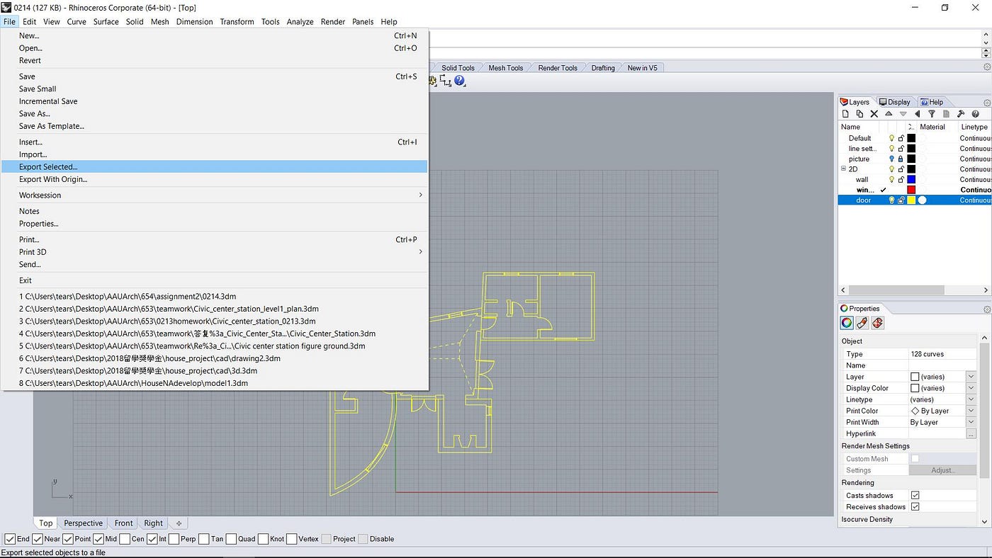 Rhino 3D Tutorial Exporting Curves In DXF/DWG Formats, 46 OFF