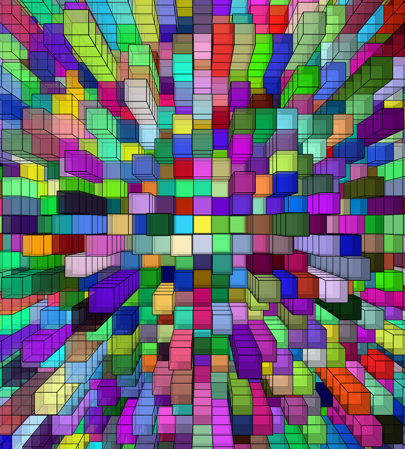 Create 3D Grid box using p5js — Artwork | by easywebsify | Level ...