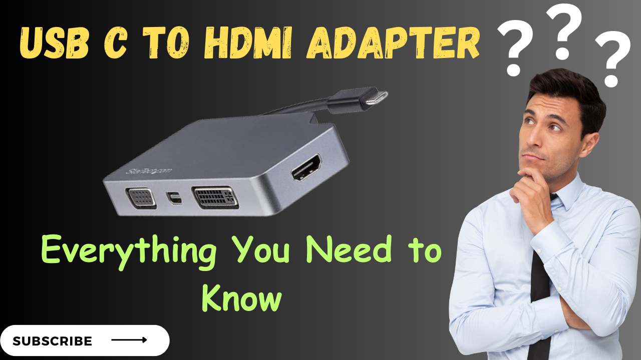 USB-C to HDMI Adapter (This is WHY YOU WANT IT!) 
