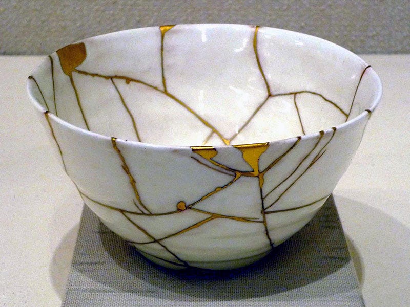 The Art of Fixing What's Broken. What Kintsugi teaches us about creative… |  by Andrew Kessler | Article Group | Medium