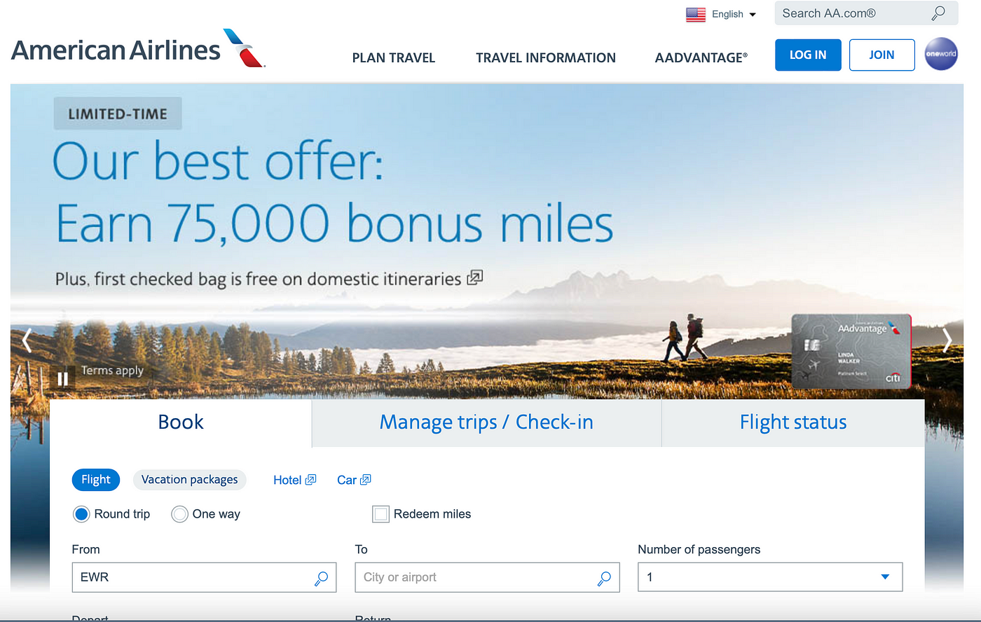 Track your american airlines flight million mile secrets 45 off