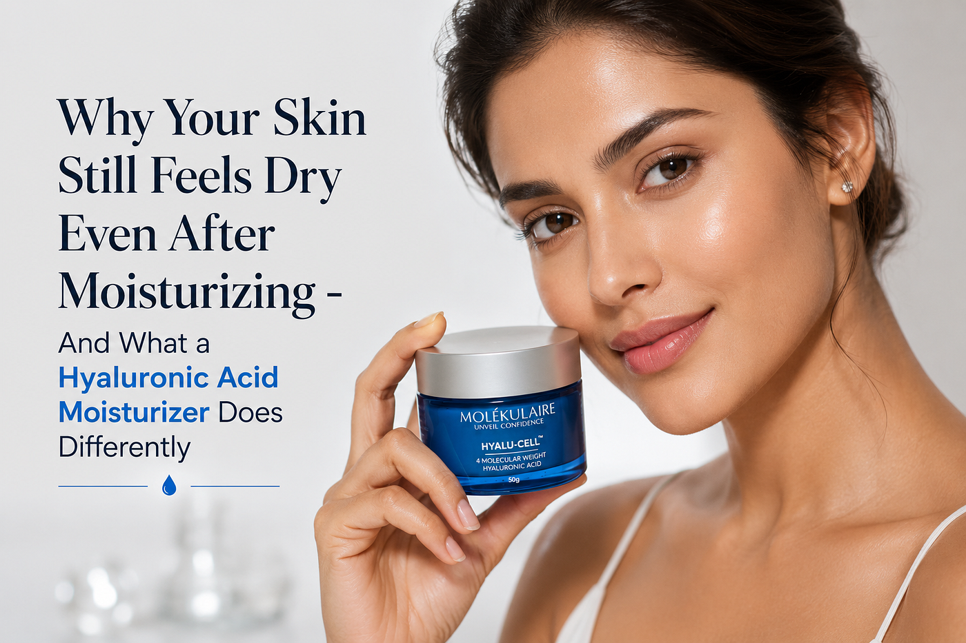 Why Your Skin Still Feels Dry Even After Moisturizing - And What a Hyaluronic Acid Moisturizer Does…