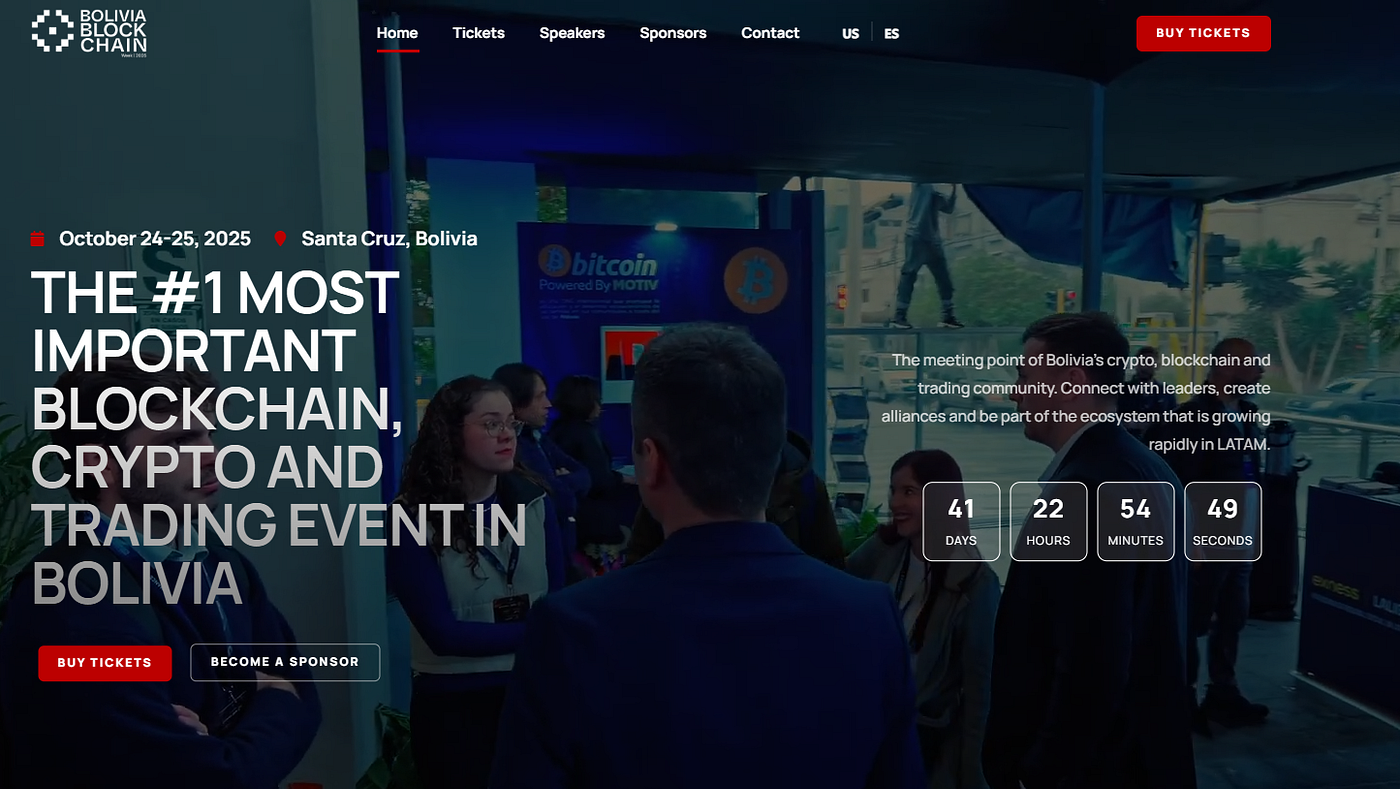 Santa Cruz to Host Bolivia Blockchain Week 2025 | by Miguel Morales | Medium