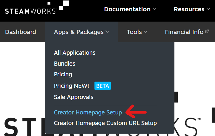 Developer & Publisher Homepages