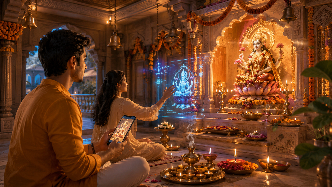 Digital Mandir and 3D Puja: Why Young Devotees Are Exploring Virtual Spirituality