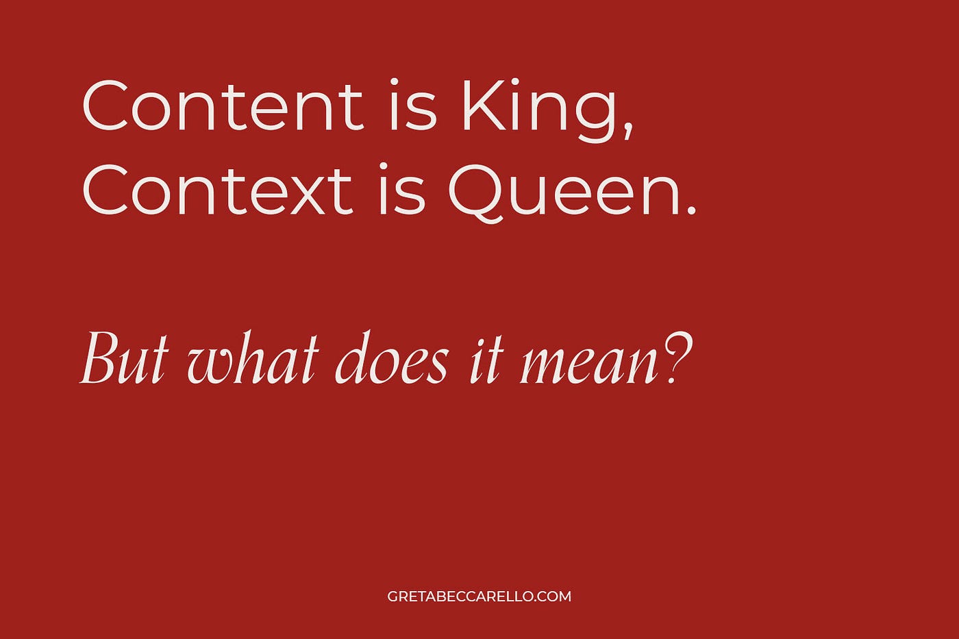 What does 2024 content mean