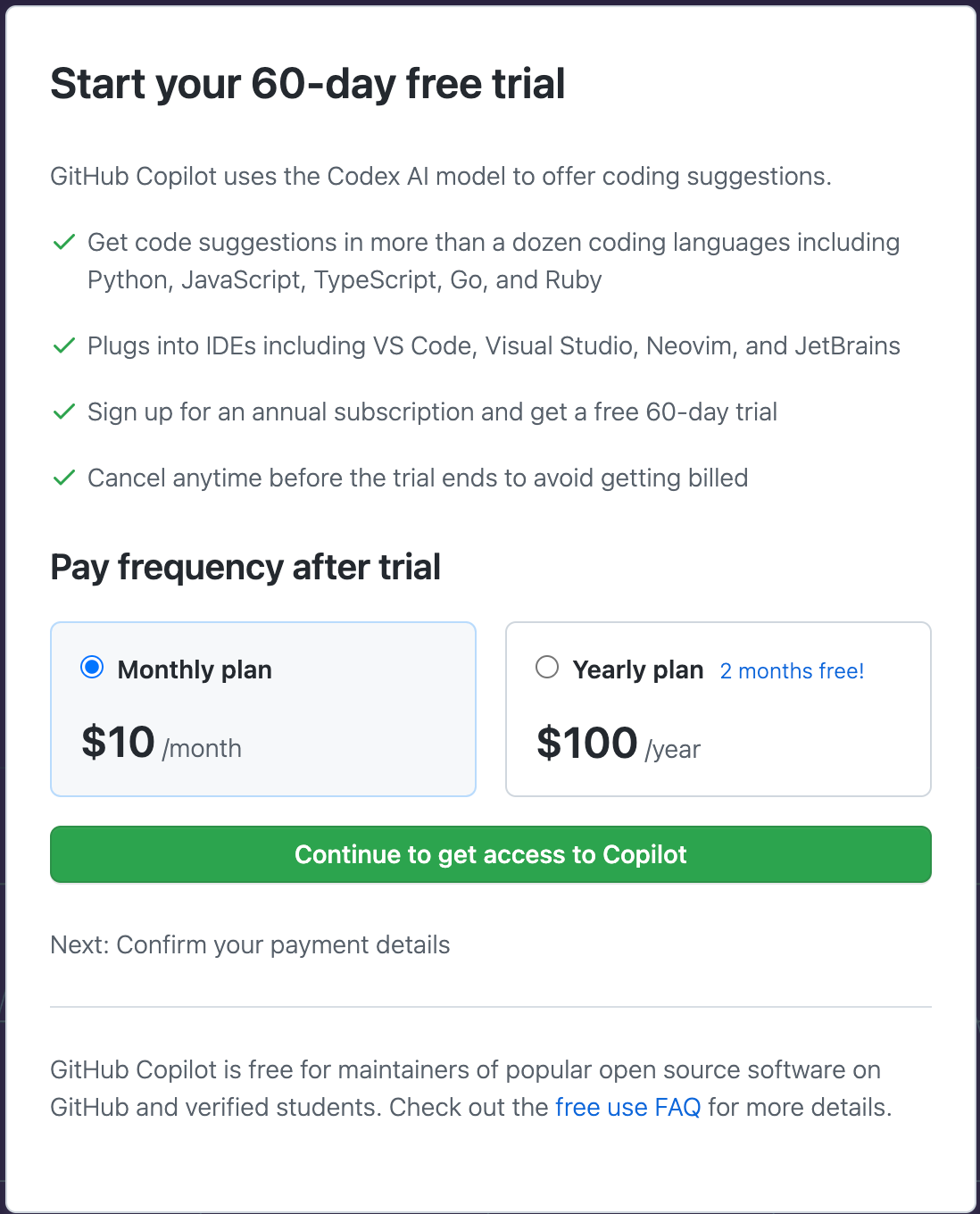 How to get Github Copilot for 100% free | by Vasanth Bhat | Geek Culture |  Medium