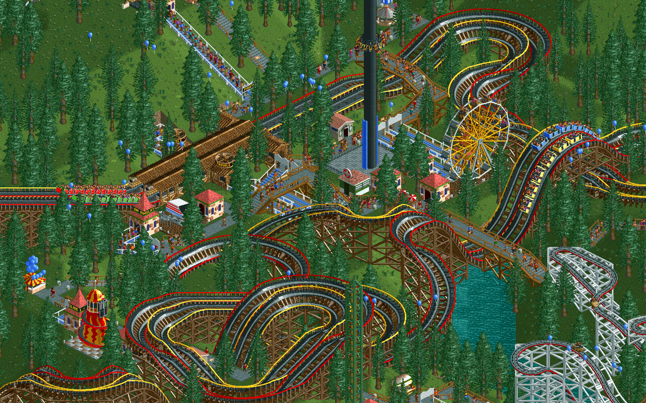 RollerCoaster Tycoon Touch - Are you yearning for some retro