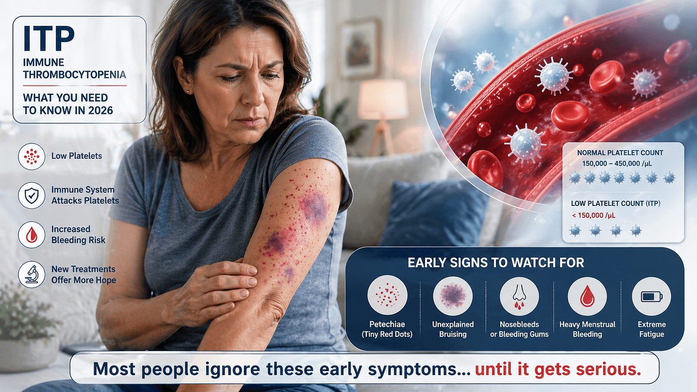 ITP in 2026: The Autoimmune Disorder People Often Miss Until the Bruises Start Showing