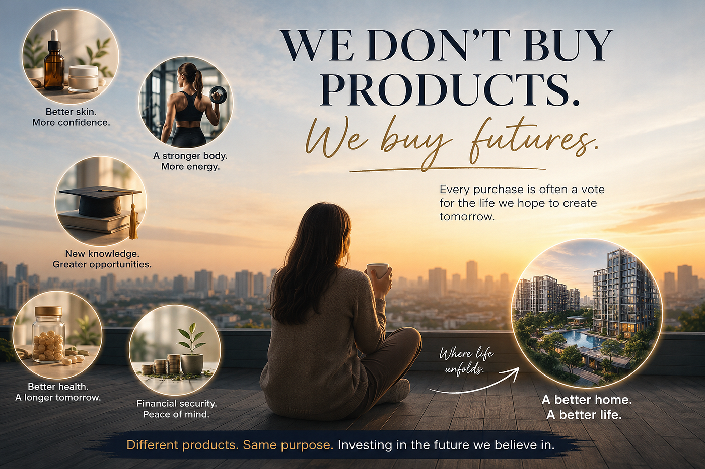 WE DON’T BUY PRODUCTS. WE BUY FUTURES.