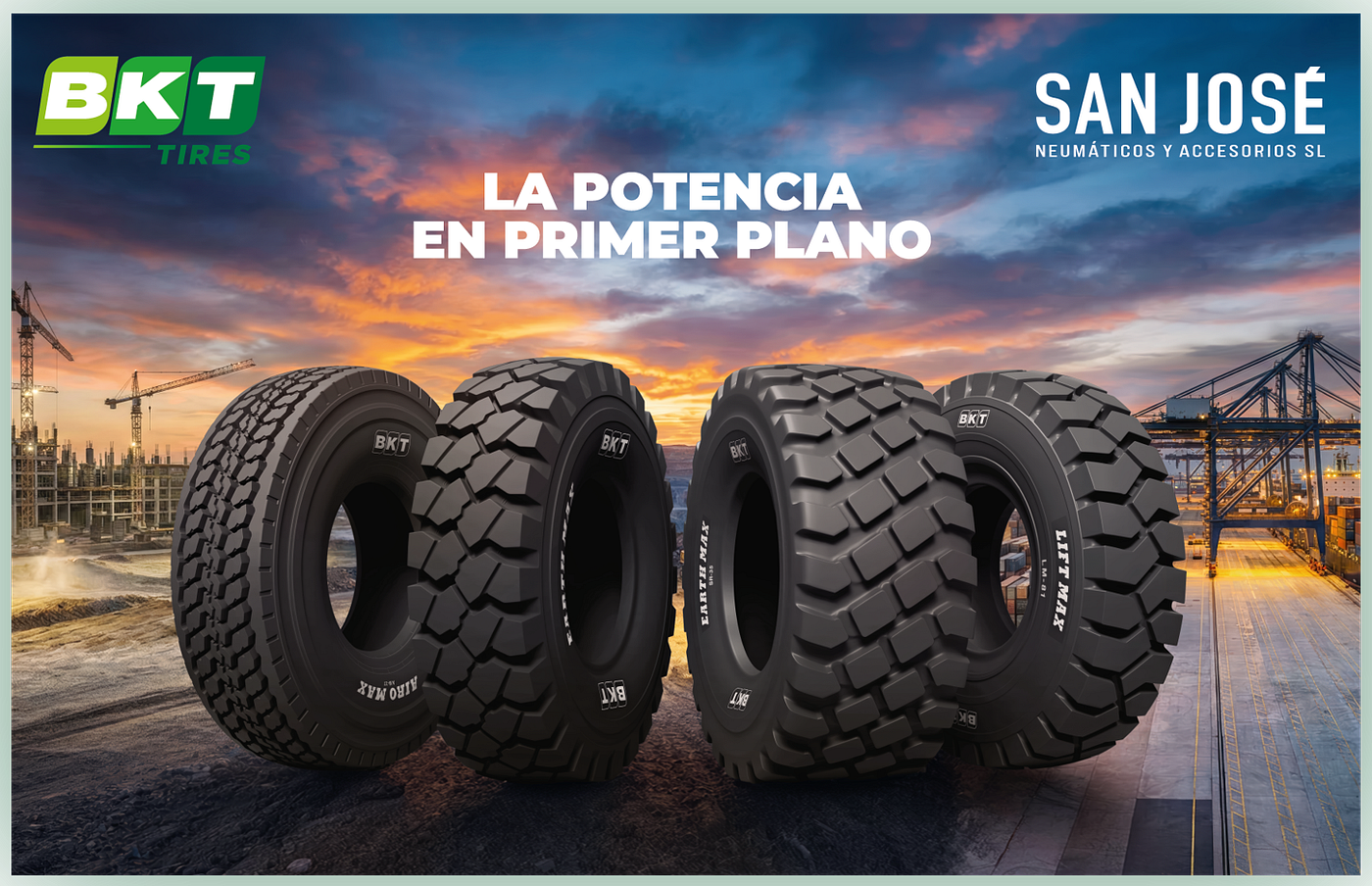 BKT Showcases High-Performance Tyres for Construction and Mining at SMOPYC 2026