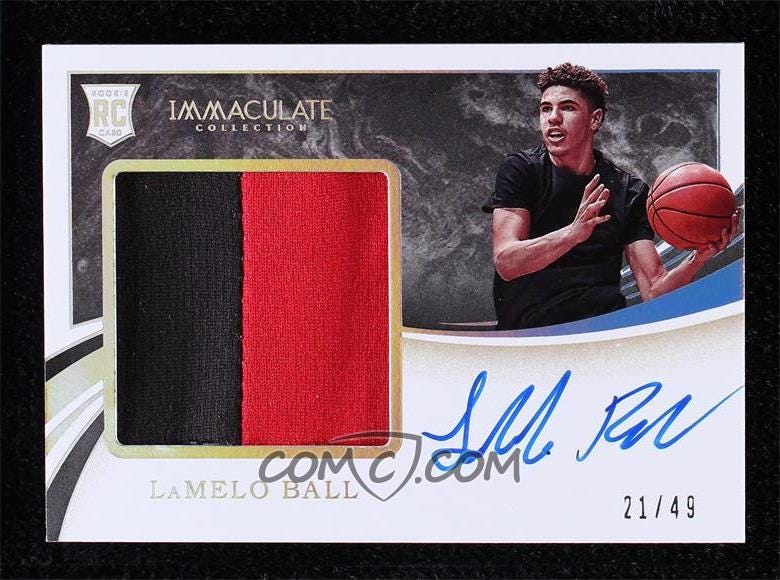 2021秋冬新作】【2021秋冬新作】Panini Immaculate 20-21 Lamelo Ball
