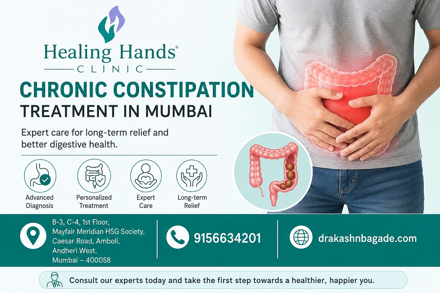 Specialized Chronic Constipation Treatment in Mumbai | Book Consultation