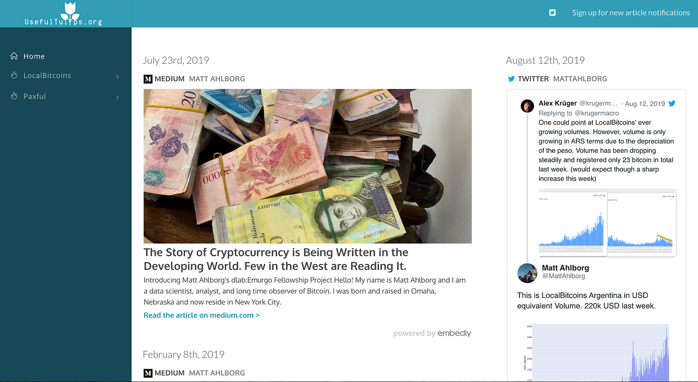 Introducing UsefulTulips.org. Your trusted, interpretable, and… | by Matt  Ahlborg | Medium