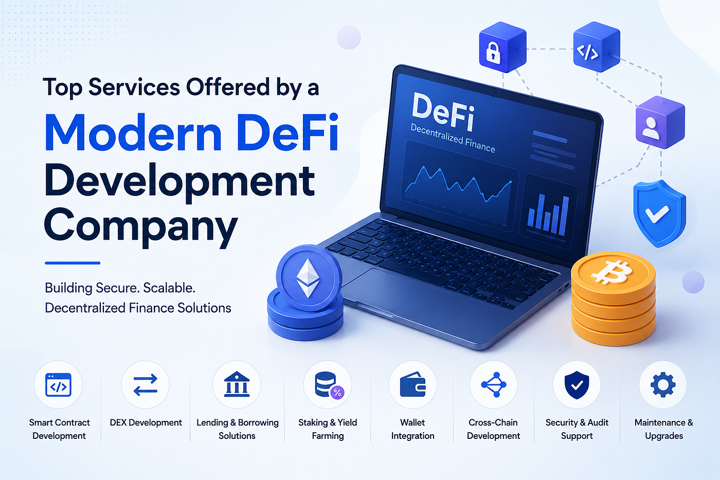 Top Services Offered by a Modern DeFi Development Company
