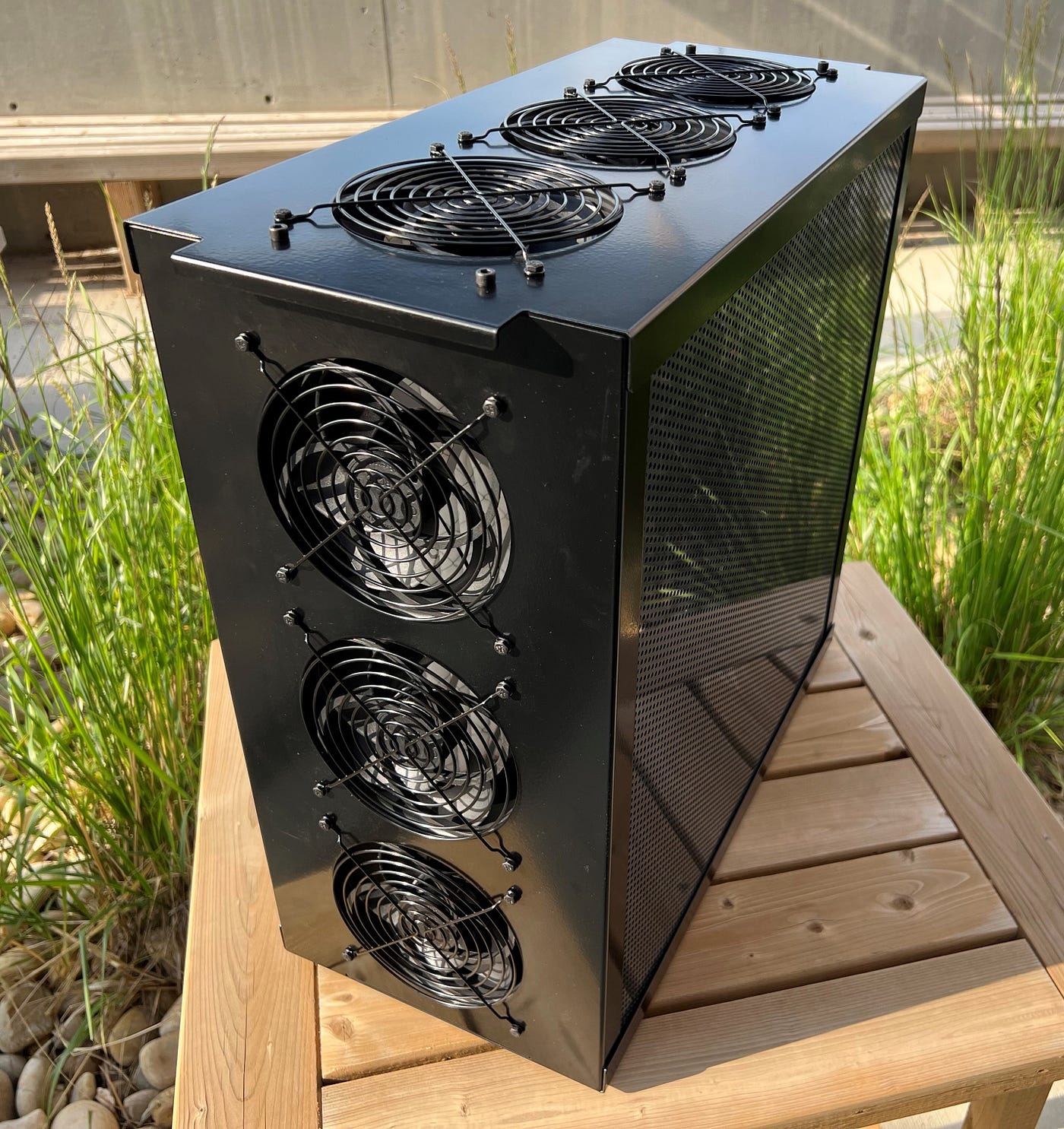Aluminum Frame PC Fan Corsi Rosenthal Build by Zack Deis It s Airborne