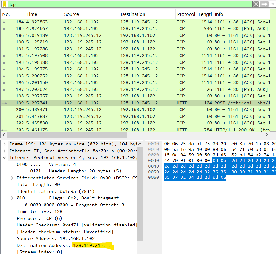 Wireshark Lab : TCP v8.0. Sathinsha Semasinghe | by Sathinsha | Medium