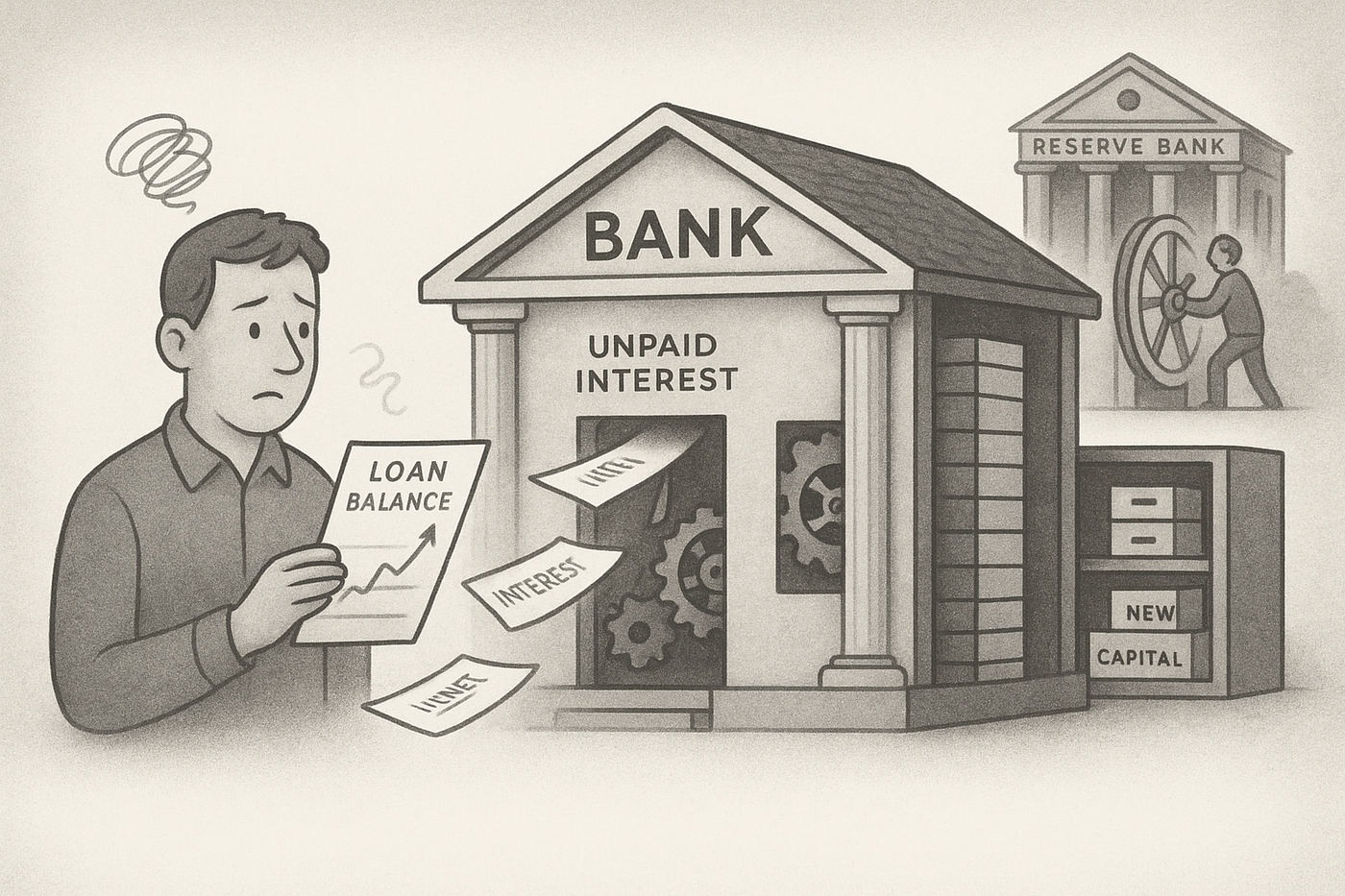 Why Capitalising Interest Quietly Creates New Money and Why That Matters for All of Us