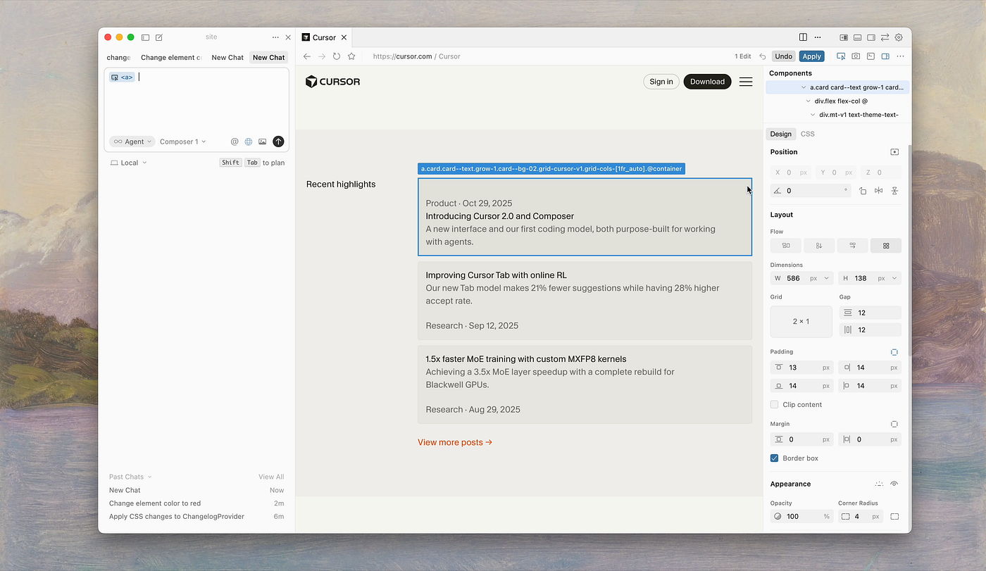 Cursor Just Changed How We Design and Code on the Web