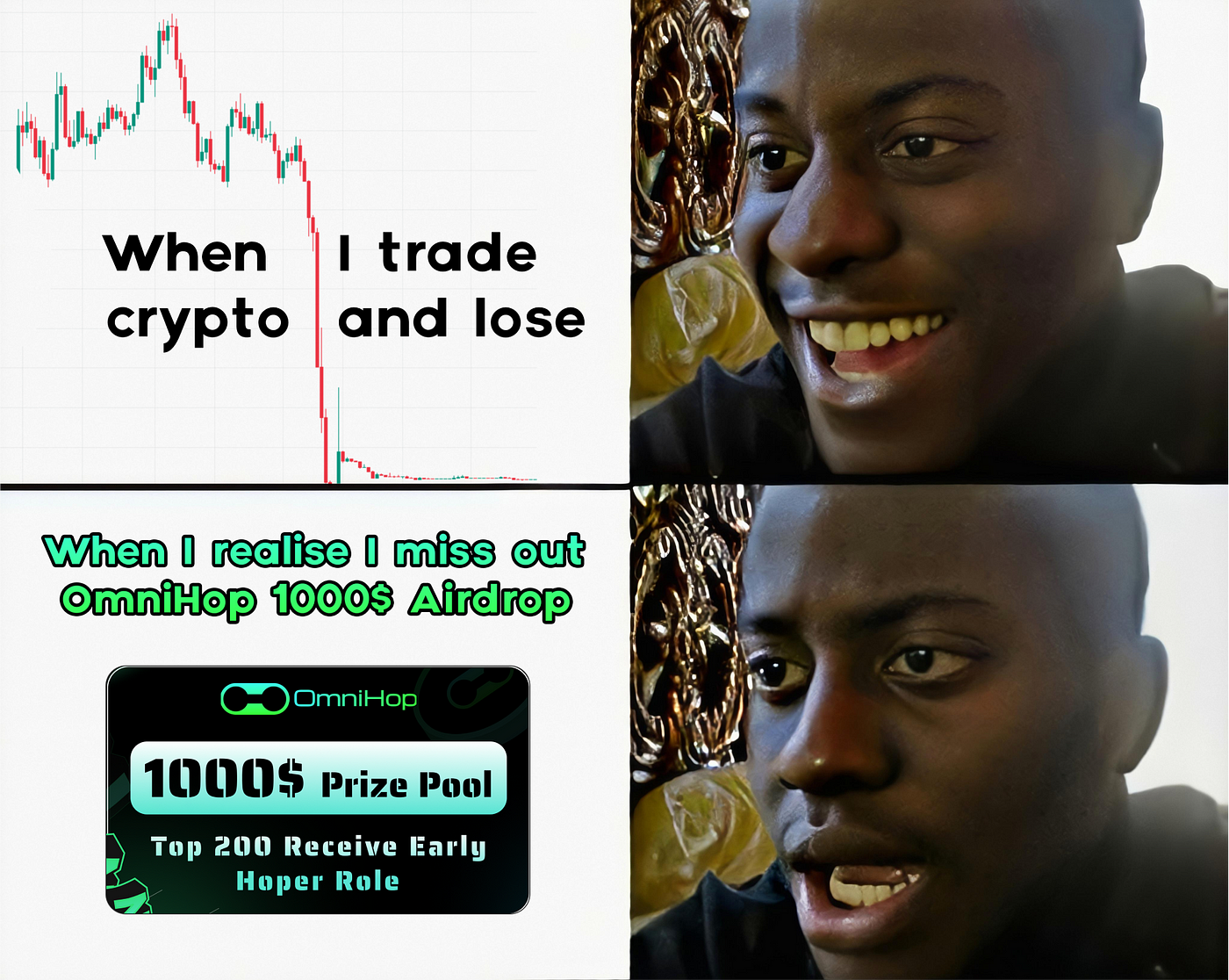 Make funny nft and crypto memes for your discord server marketing