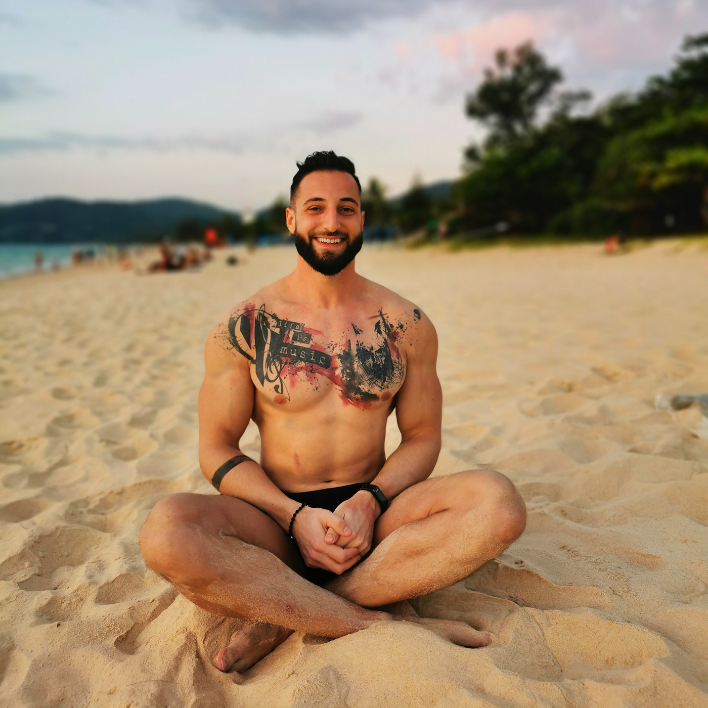 amateur wife beach massage Adult Pictures