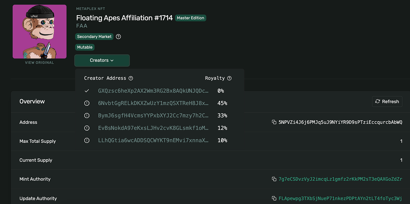 Solana programs Part 3: understanding Metaplex Token Metadata | by sec3  (formerly Soteria) | Coinmonks | Medium