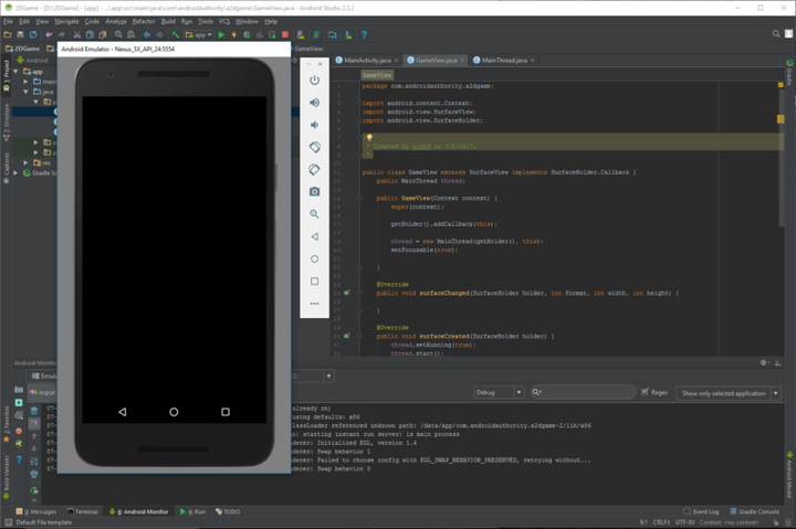 How to write your first Android game in Java, by C. Green