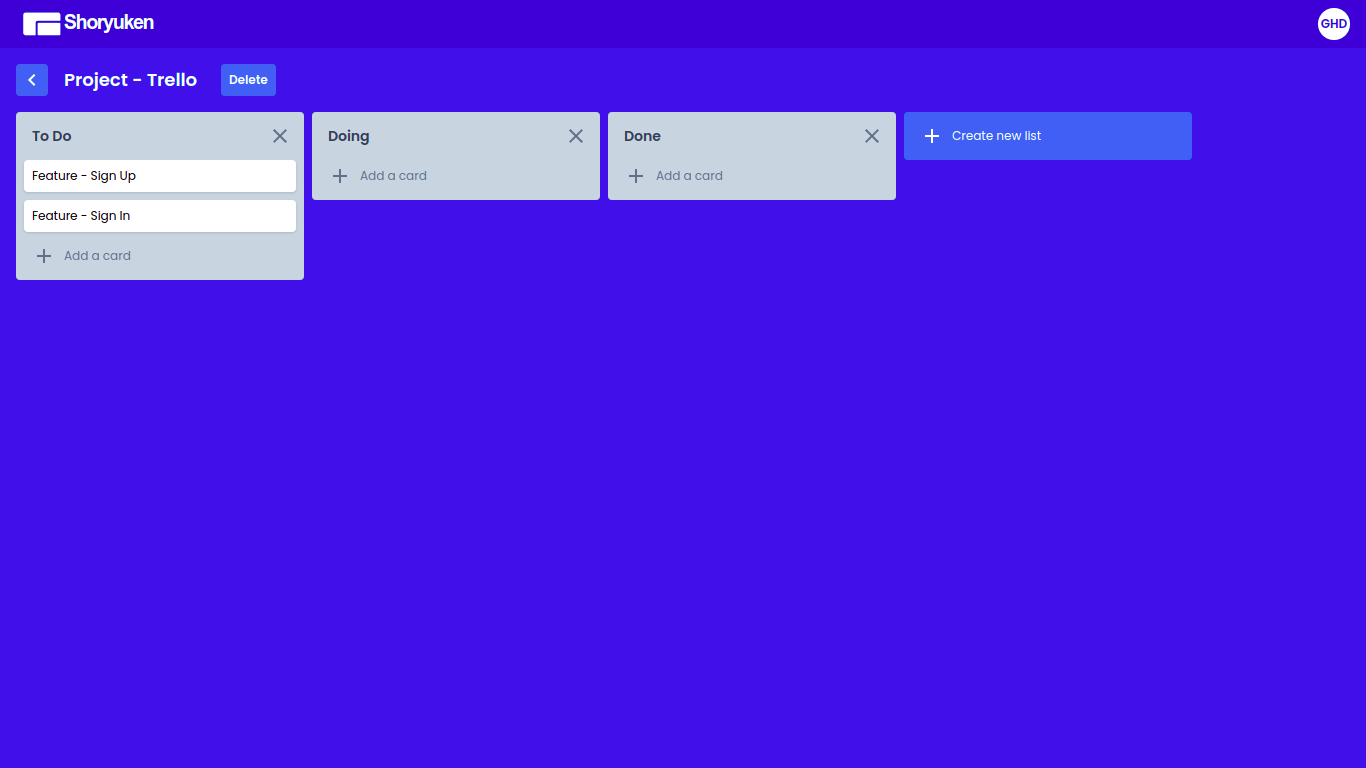 Show Time: Shoryuken — Trello-like web app using NextJS and TailwindCSS, by Gattigaga Hayyuta Dewa