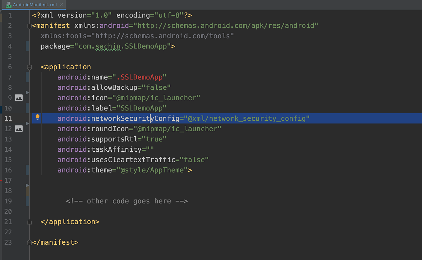 ssl android studio