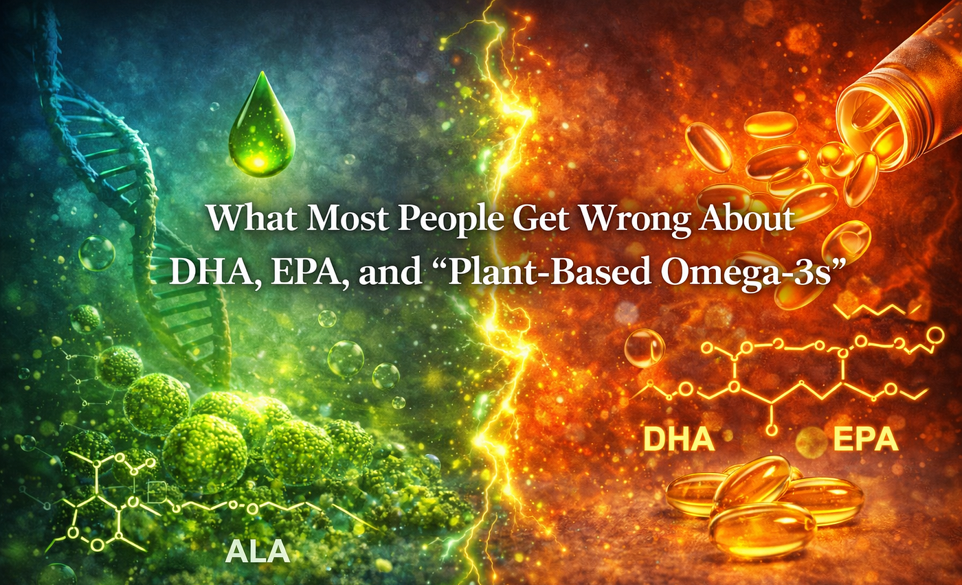 The Omega-3 Mistake a Lot of “Plant-Based” Articles Still Make