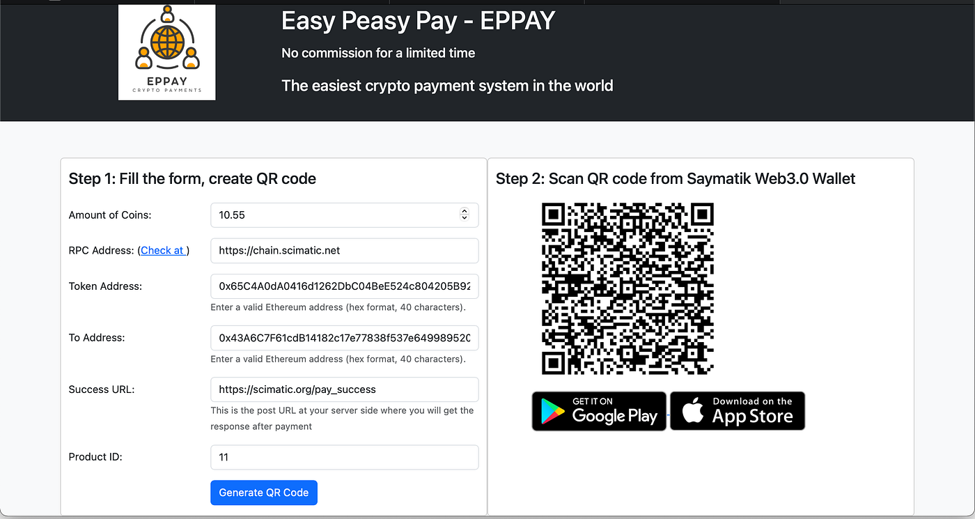 Eppay — The Easiest Crypto Payment System | by SciMatic Hybrid Blockchain |  Medium