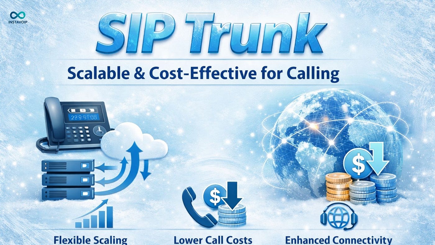 Why is SIP Trunk scalable and cost-effective for calling?