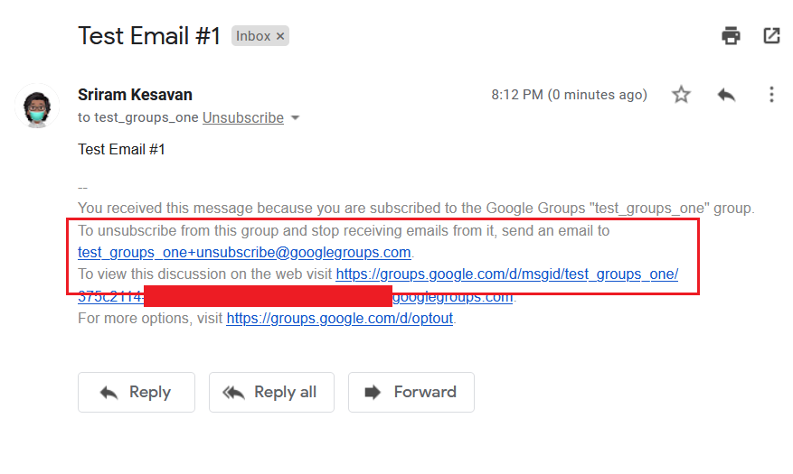 Google Groups unsubscribe feature abused to remove members without