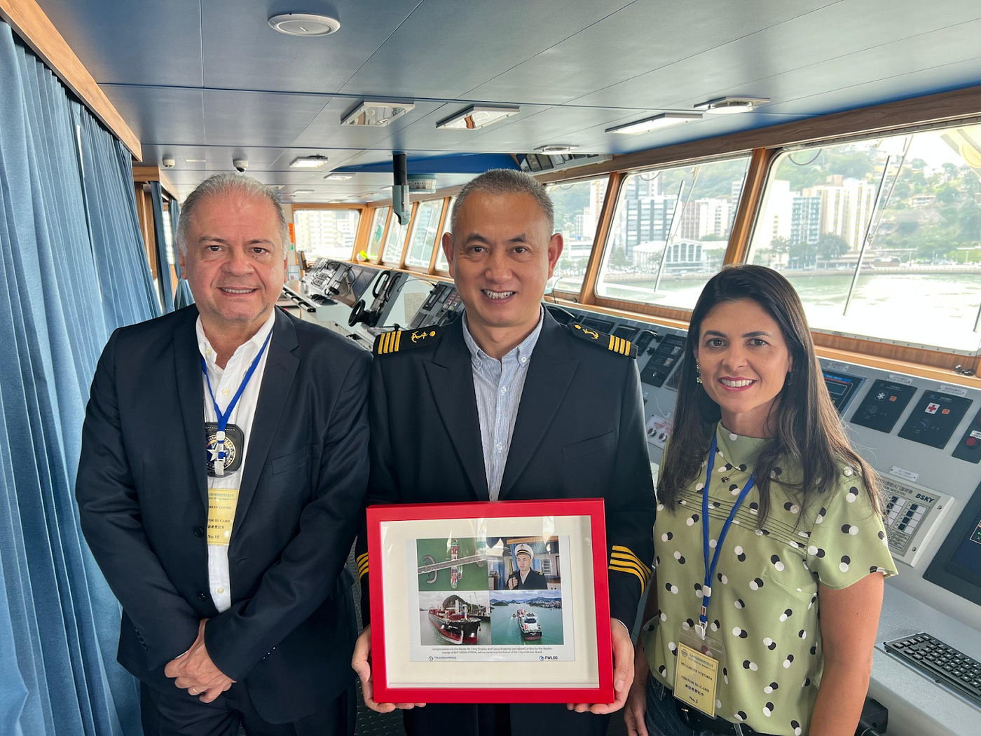 Receita Federal em Vitória participa da cerimônia de abertura da viagem inaugural do navio GREEN…