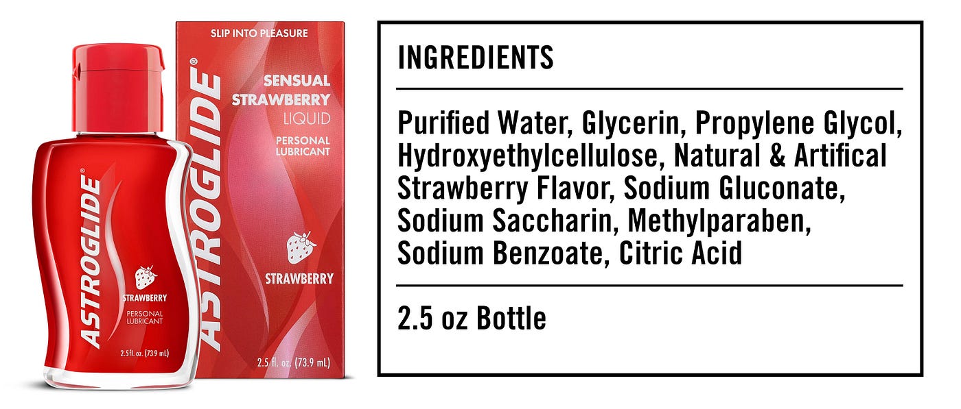 What's in This?: Astroglide Strawberry-Flavored Personal Lubricant | by Ian  Lecklitner | MEL Magazine | Medium