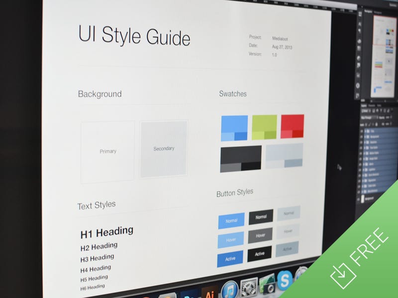 Style Guides by Pro Designers. A selection of UI and brand style