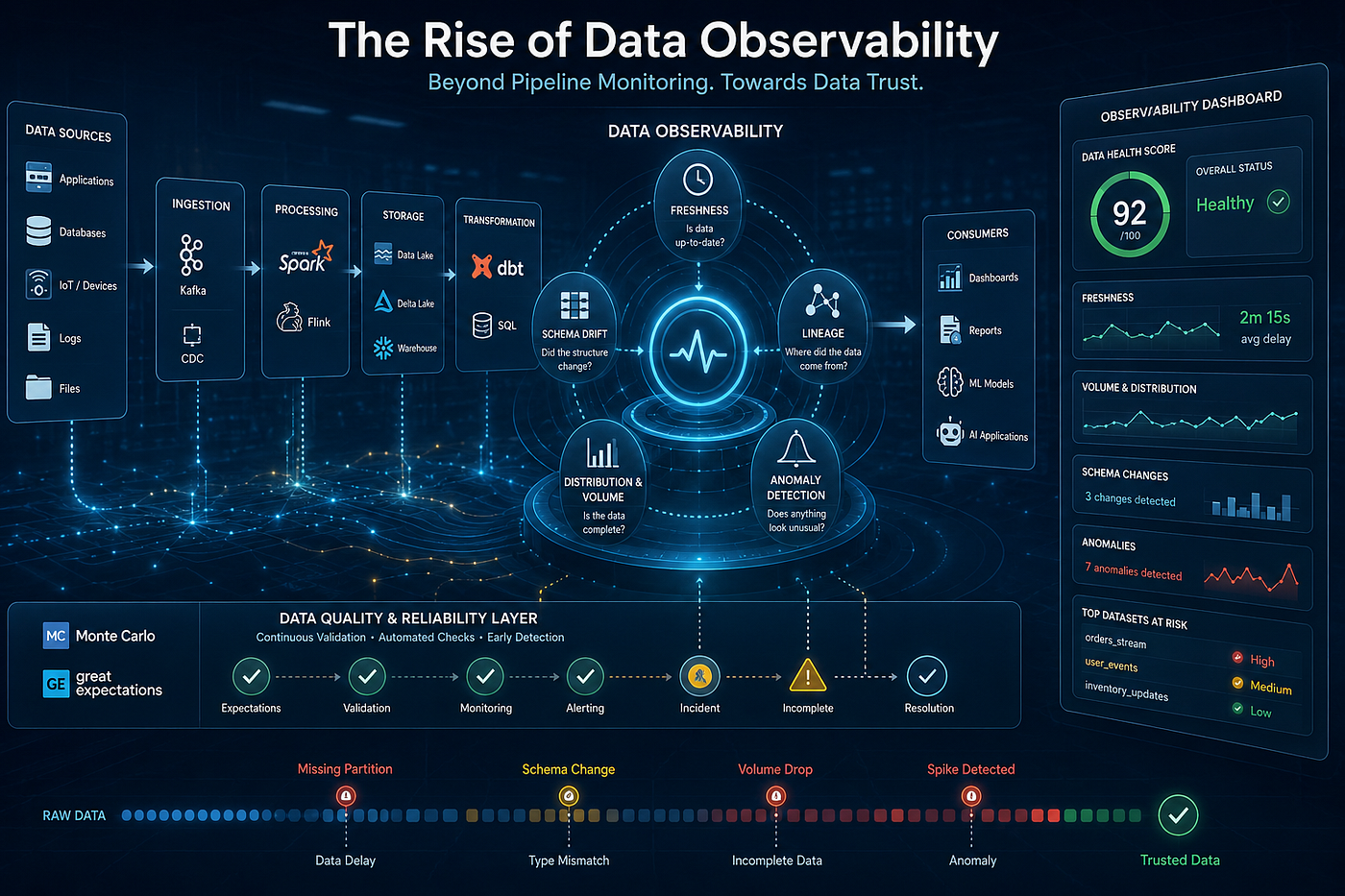 The Rise of Data Observability: Why Monitoring Pipelines Is No Longer Enough