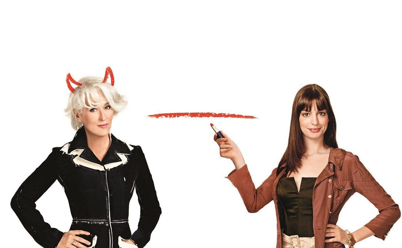 The Devil Wears Prada shows a good example of overcoming in search of  results | by Presleyson Lima | presleyson | Medium