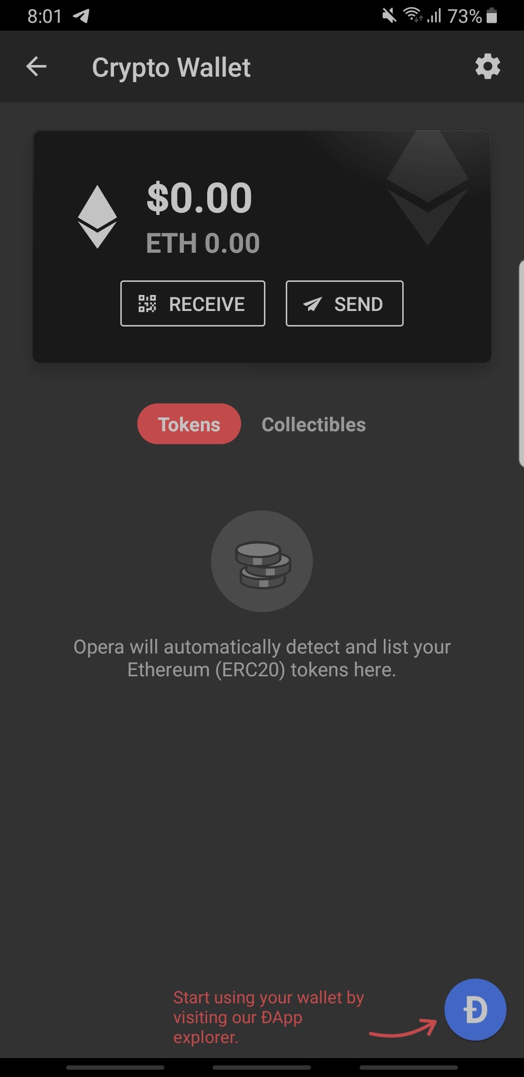 Using the Opera Mobile Browser as an Ethereum Smart-Contract Wallet | by  Súper Ánder | Medium