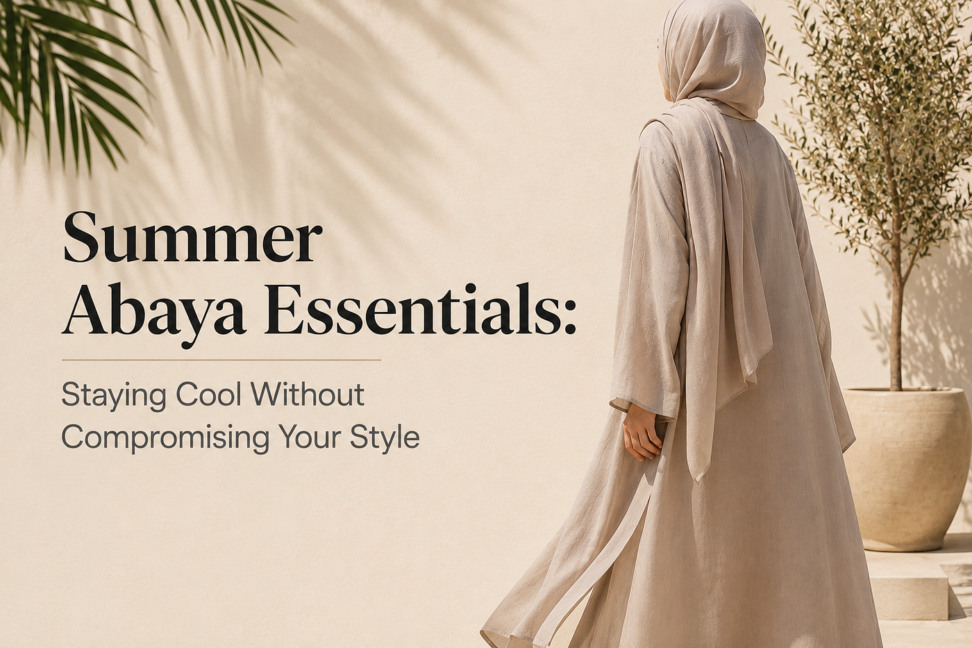 Summer Abaya Essentials: Staying Cool Without Compromising Your Style