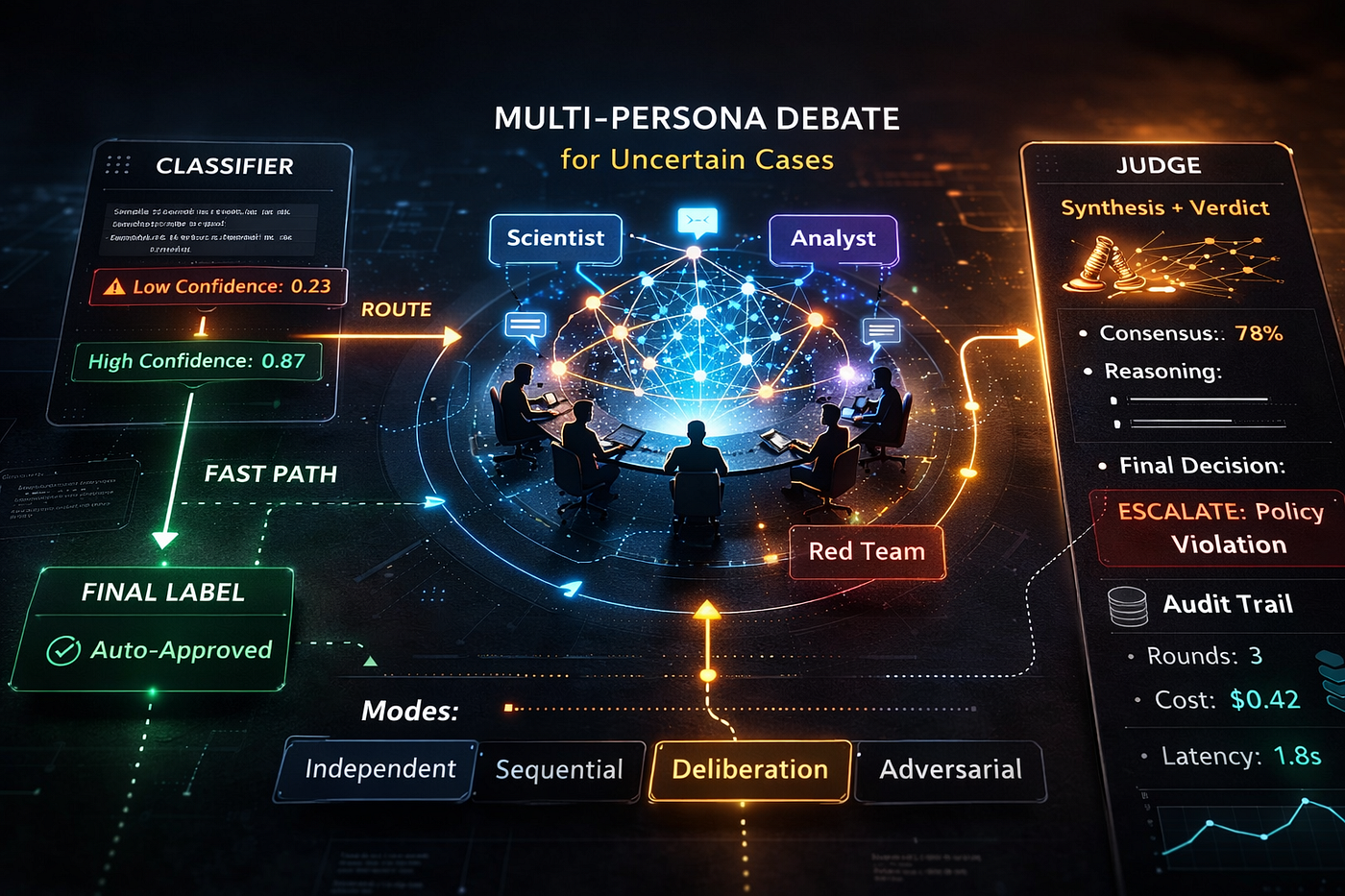 Building a Debate Engine for Classifier Edge Cases