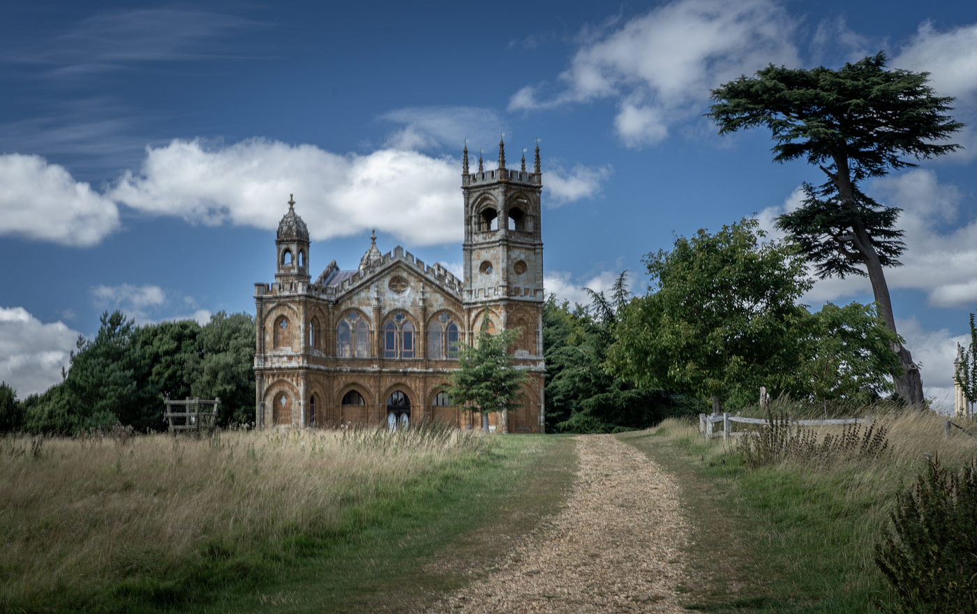 The Gothic Temple at Stowe. A picturesque folly that you can stay in. Photograph by Stephen Ellis Bell.