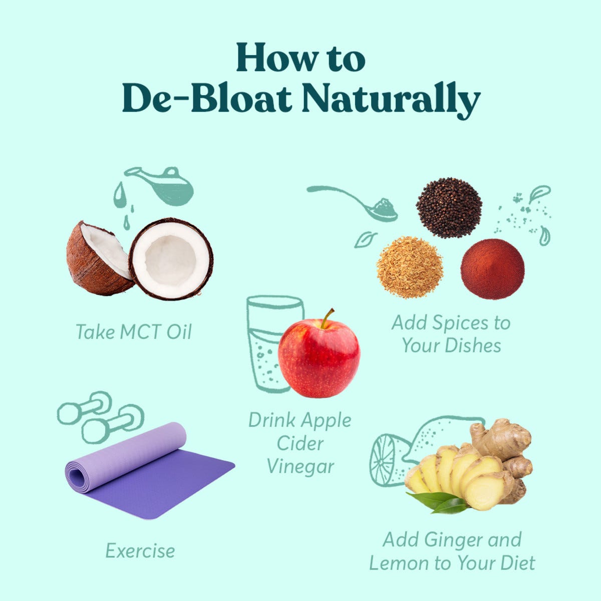 4 Natural Food Cures For Bloating