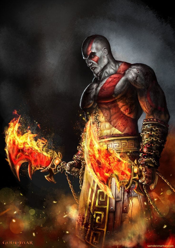The Final Confrontation: Kratos' Epic Triumph Over Zeus, by Ugly face lazy  tuma