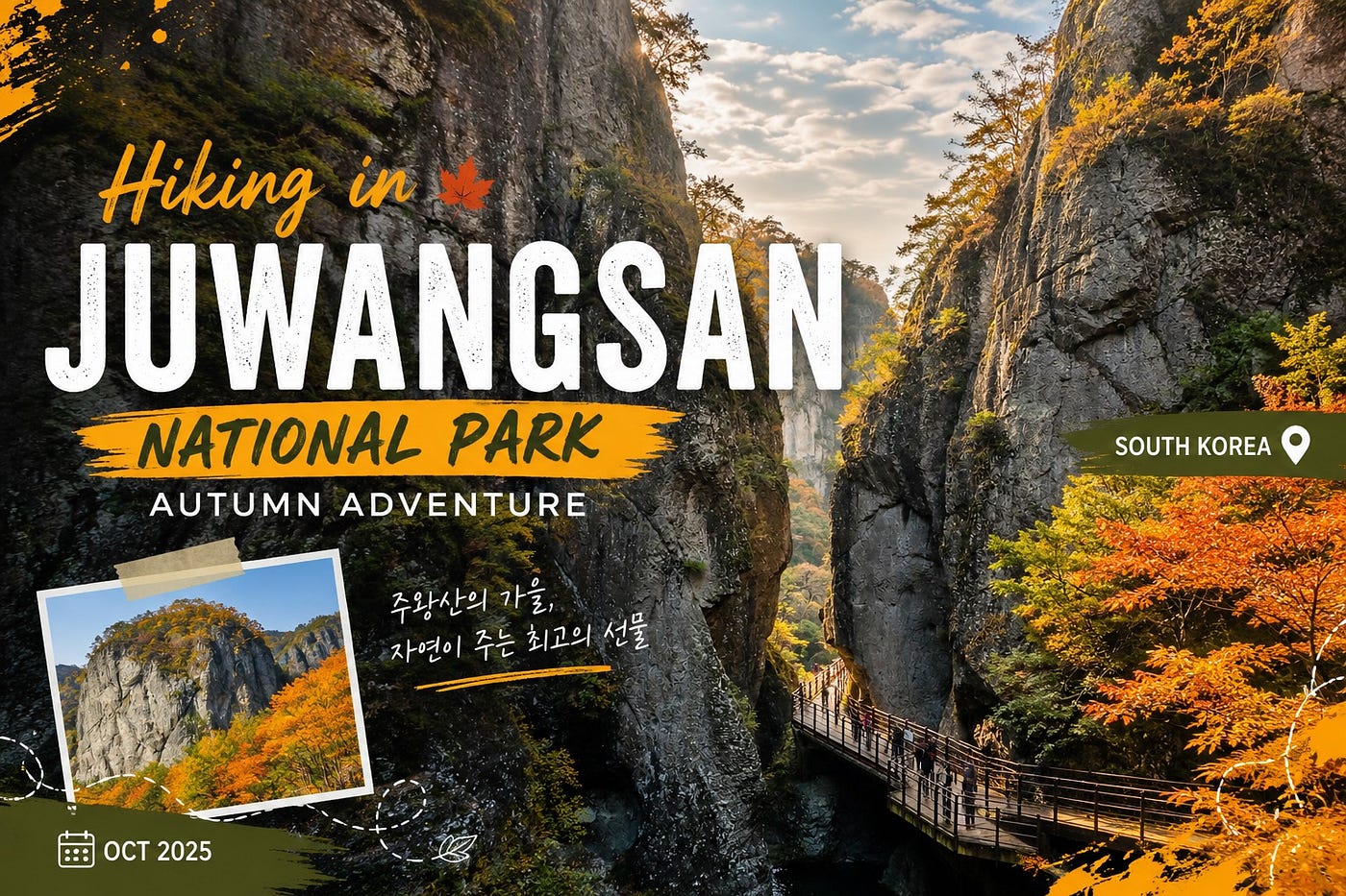 รีวิว Juwangsan National Park ฤดูใบไม้ร่วง | เที่ยวเกาหลีสายธรรมชาติที่สวยเกินคาด!